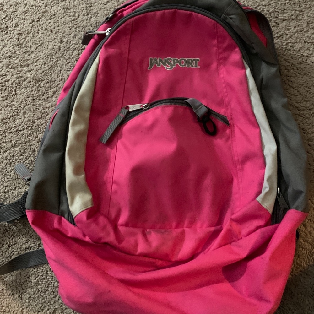 Jansport pink backpack
